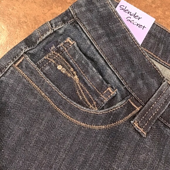 Lee Slender Secrets Stretch Jeans Bootcut Size 8 Short Mid-rise Fit - Picture 11 of 16